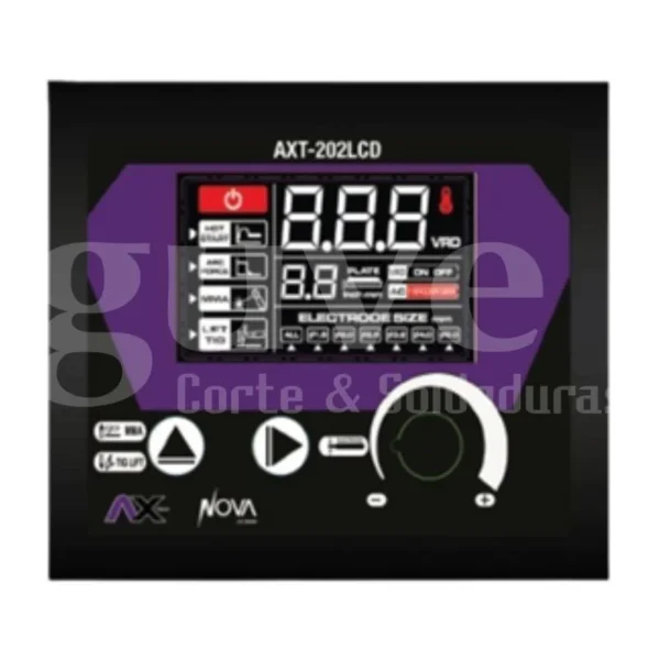 AXT-202LCD Soldadora inversor, Electrodo y TIG LIFT Bi-Voltaje, con pantalla LCD 200A - Imagen 2
