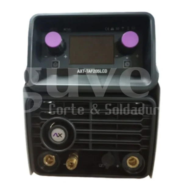 AXT-TAF205LCD Soldadora inversor, Electrodo y TIG HF, CD/CA Bi-Voltaje Especial para soldar aluminio - Imagen 2