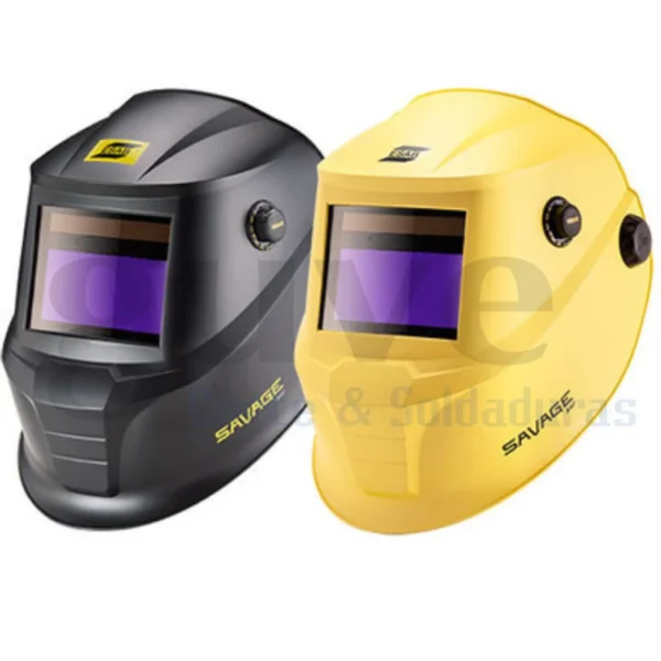 Careta Electrónica ESAB SAVAGE A40 NEGRA - Imagen 2