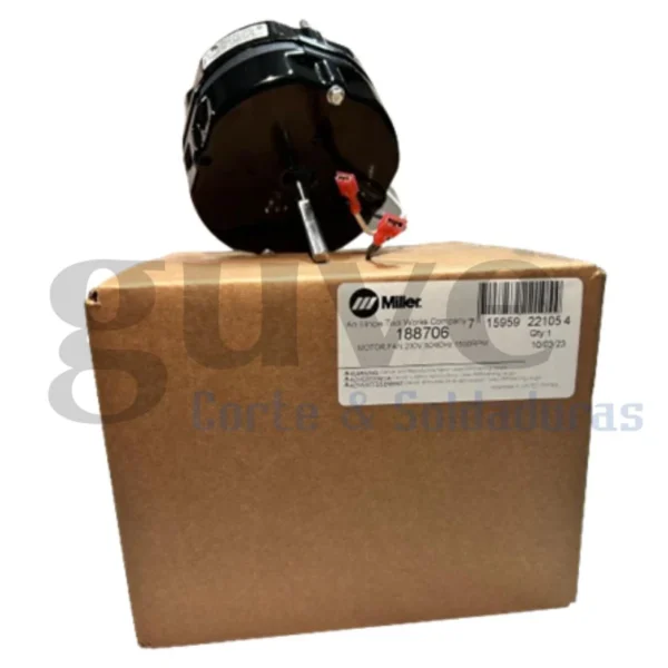 MOTOR, FAN 230V 50/60HZ 1550 RPM .312 MILLER - Imagen 2
