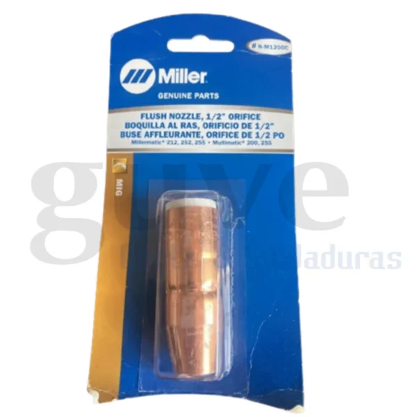 NOZZLE ACCULOCK MDX 1/2,FLUSH, COPPER N-M1200C - Imagen 2