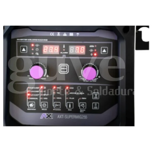 AXT-SUPERMIG255 Soldadora inversor, MIG GAS/NO GAS, Electrodo y TIG LIFT