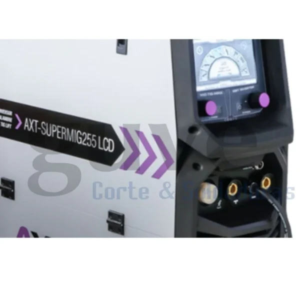 AXT-SUPERMIG255LCD Soldadora inversor, MIG GAS/NO GAS, Electrodo y TIG LIFT - Imagen 3