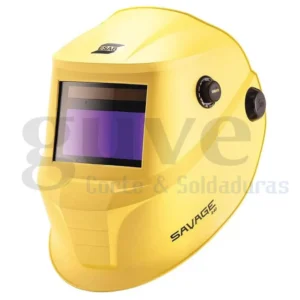 Careta Electrónica ESAB SAVAGE A40 AMARILLA